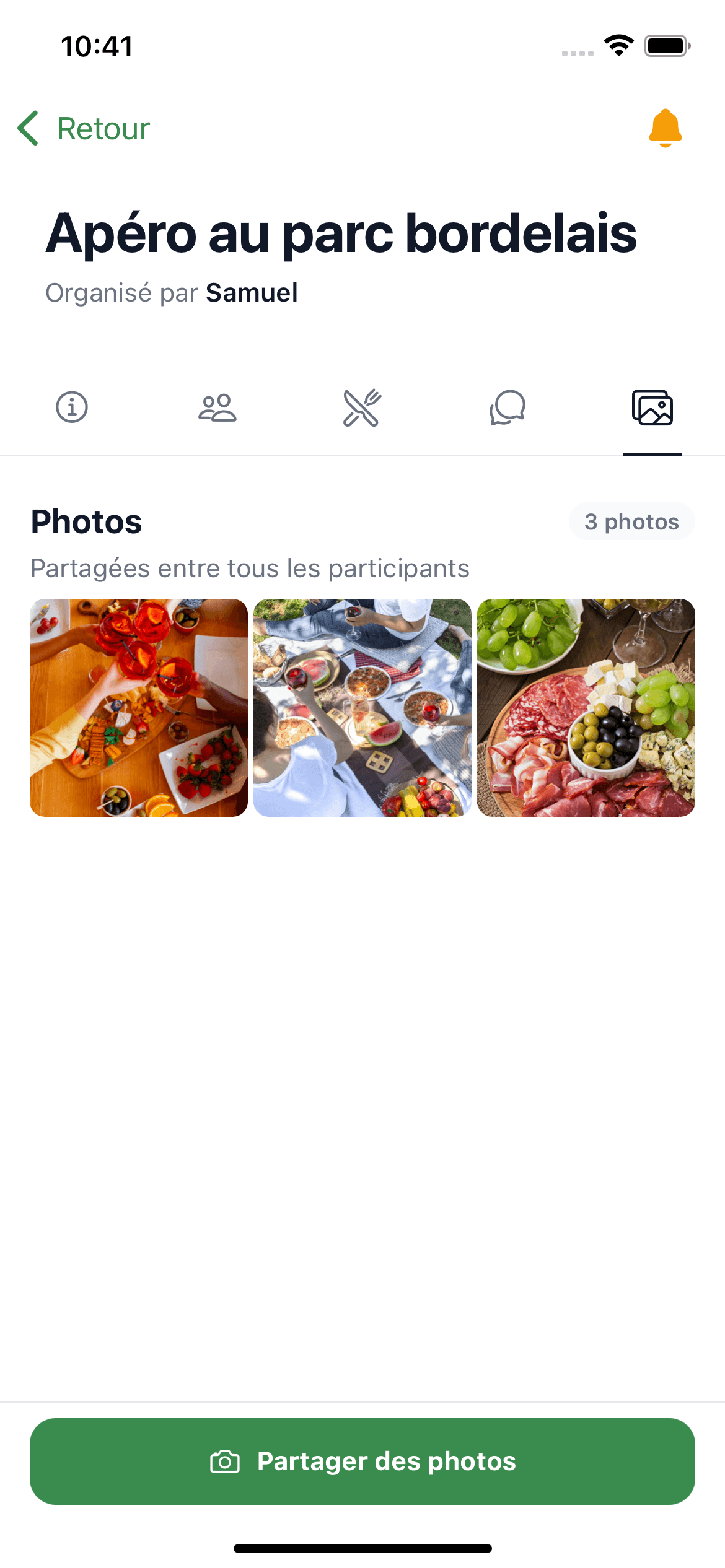 Partage de photos